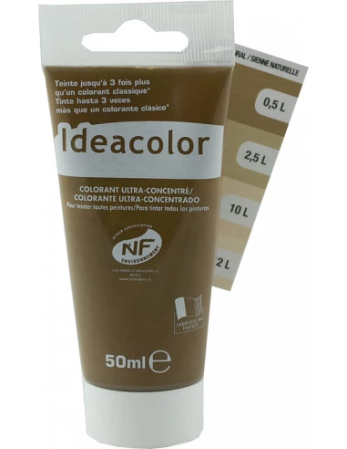 Colorant Sienne Naturelle 2052 50ml - IDEACOLOR