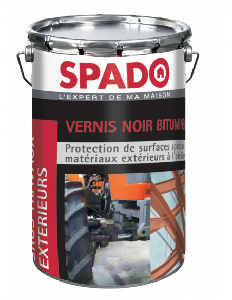 Spado Vernis Noir Bitumineux 20 litres - SPADO