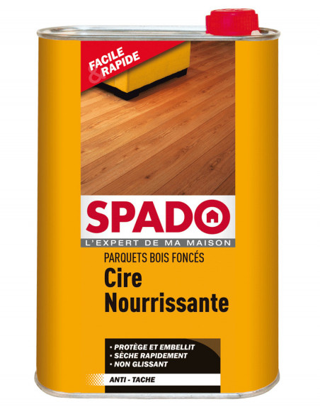 SPADO Cire parquets 1 litre bois fonces - SPADO