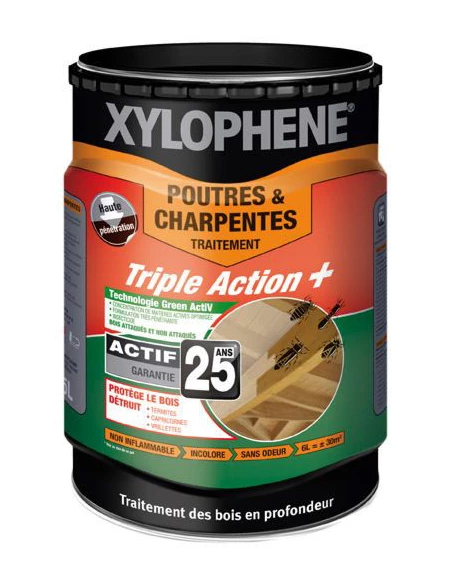 Traitement Poutre Et Charpente 5 litres - XYLOPHENE