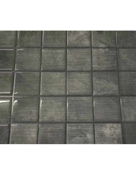 Carrelage Adhesif 3d Mosaique Acier - ACCESS DECO