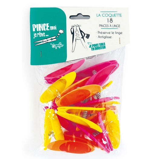 Pince à linge X18 Bi Matiere 140300 - COPEFA