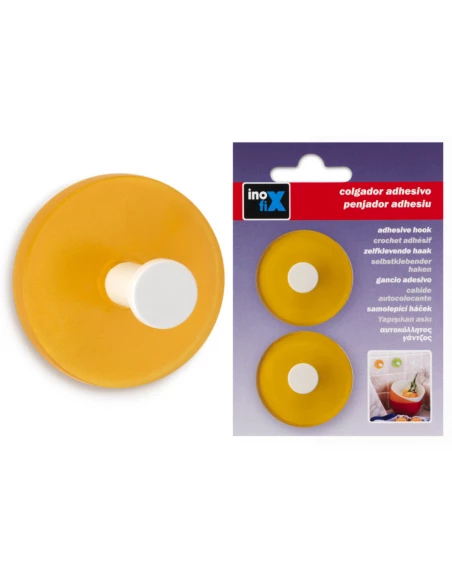 Crochet Adhx2 Rond Demitrans Orange - INOFIX