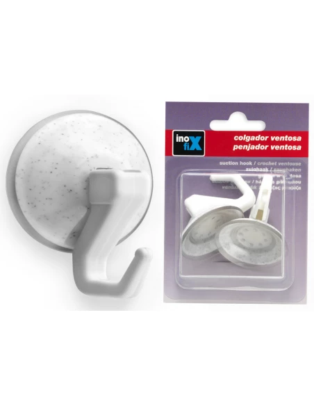 Support Ventouse 42mm Blanc, Articulé (BLISTER 2 Unites) Inofix