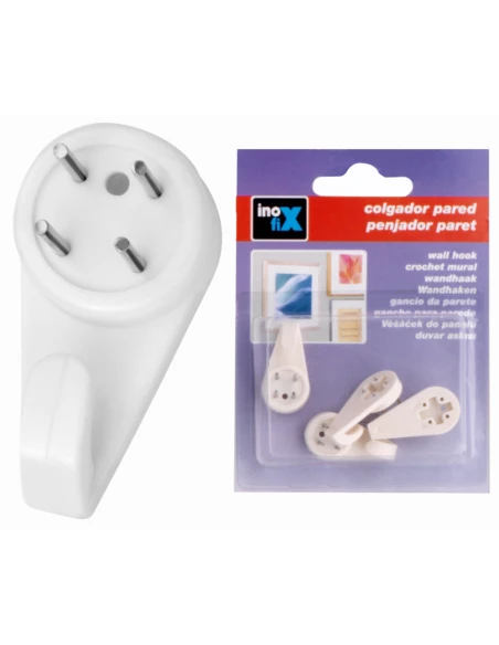 Cintre Pour Cadres . Blanc (BLISTER 6 Unités) Inofix