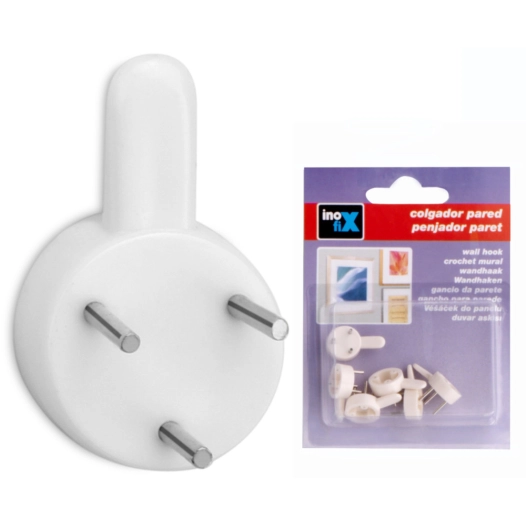 Cintre Pour Cadres . Blanc (BLISTER 6 Unités) Inofix