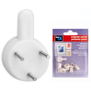 Cintre Pour Cadres . Blanc (BLISTER 6 Unités) Inofix