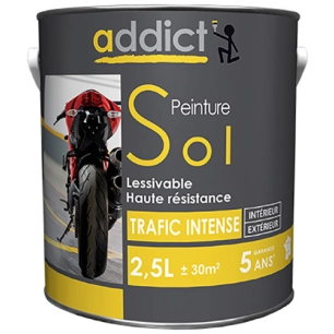 Peinture Sol 2.5 litres rouge brun - ADDICT