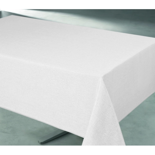 Nappe 140x240cm Tissage Blanc - ACCESS DECO