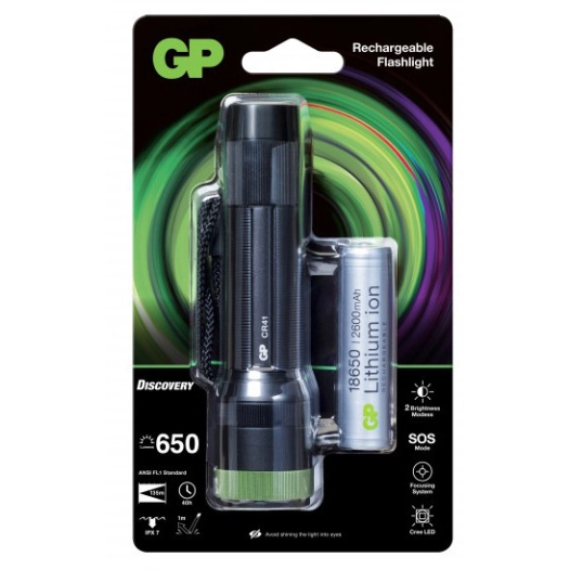 Gp Torche Rechargeable Cr41 - GPBM