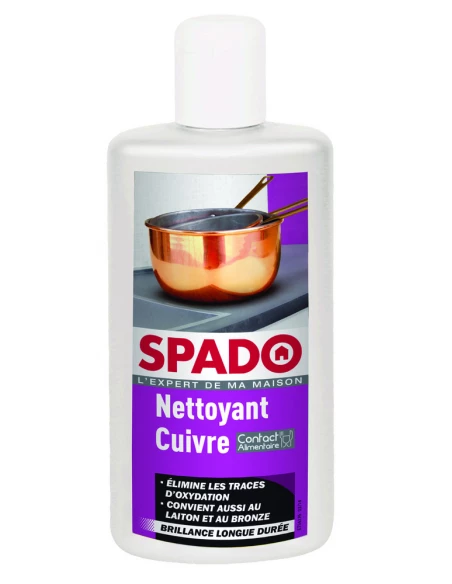 Nettoyant Special Cuive-laiton-bronze Flacon 250ml - SPADO