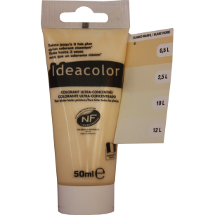 Colorant Blanc Ivoire 2010 50ml - IDEACOLOR