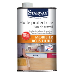 Huile Protectrice Plan de Travail 1 litre - STARWAX