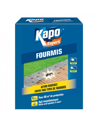 Granulés Fourmis Kapo 400g Éradication rapide des fourmis extérieures - KPRO