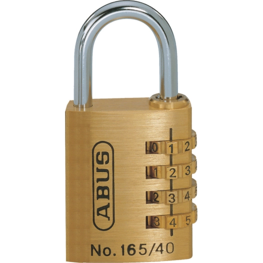 Cadenas à Chiffres Laiton 40mm sous Blister - ABUS