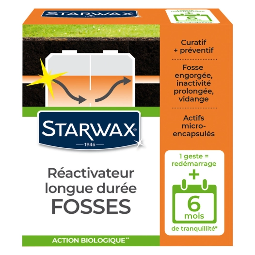 Reactivateur Fosse Bloq 500g 6mois - STARWAX