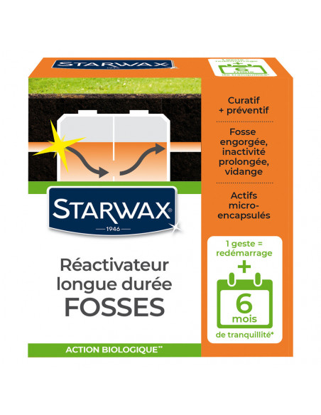 Reactivateur Fosse Bloq 500g 6mois - STARWAX