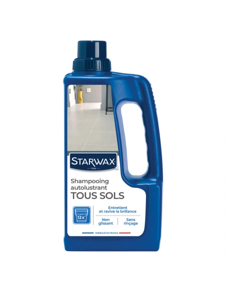 Shampooing autolustrant Brillant tout Sol Carrellé 1 litre - STARWAX