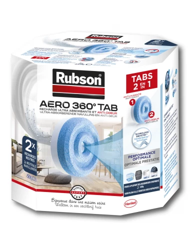 Recharge Aero 360° Pack 2 Tabs - RUBSON