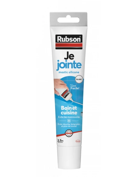 Mastic Go Je Jointe Blanc Tube 50ml - RUBSON
