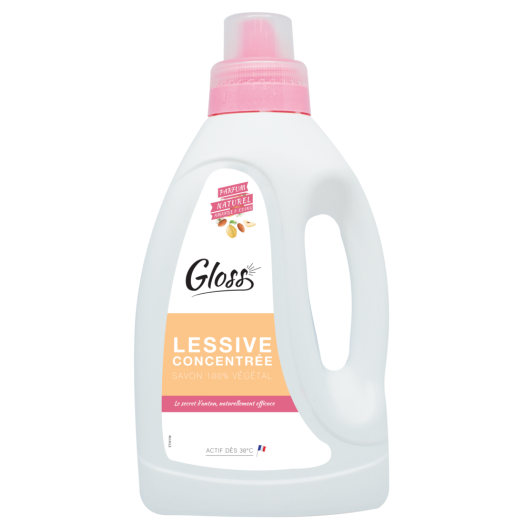 Lessive Concentré au Savon 100% Végétal Flacon 750ml - GLOSS