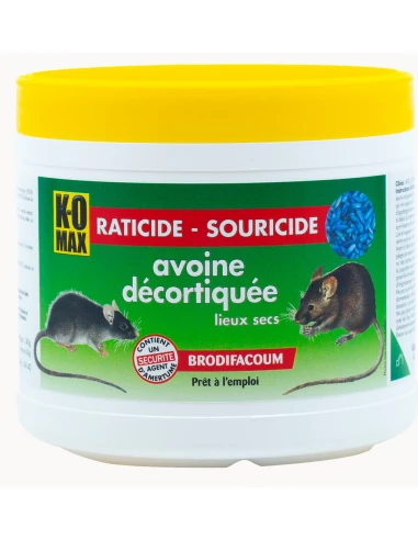 K-Omax Raticid Souricid Avoine 140g - K-OMAX