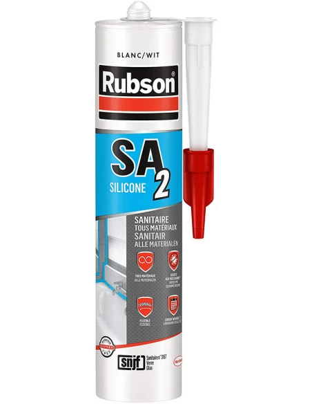 Mastic Sa2 Sanitaire Blanc 280ml - RUBSON