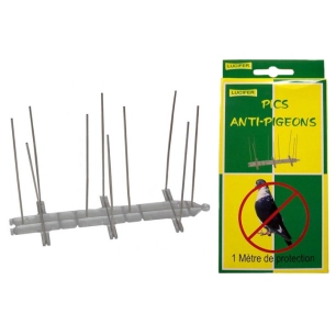 Pics Inox Anti-Pigeons 1m en Boite Accrochable - LUCIFER