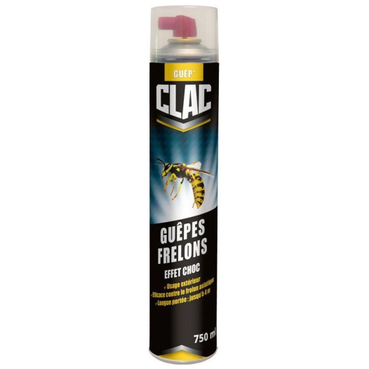 Guêpes Frelons Effet Choc Aéro 750ml TP18 - CLAC