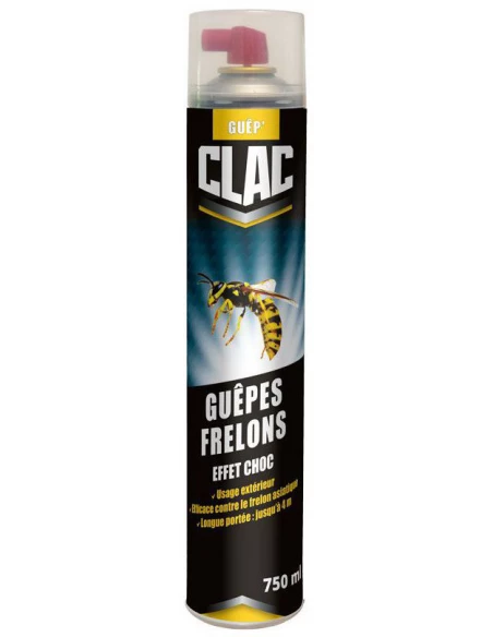 Guêpes Frelons Effet Choc Aéro 750ml TP18 - CLAC