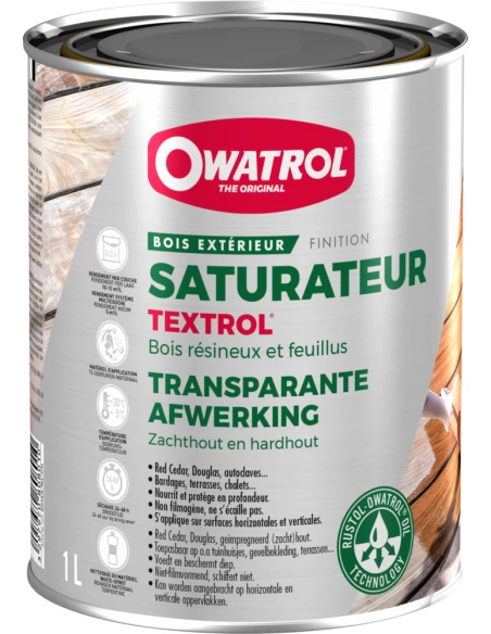 Textrol Saturat Bois Ch Rust 1l - OWATROL