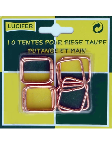 Tente pour Piège à Taupe Putange Carte de 10 - MASY