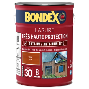 Lasure 8ans Très Haute Protection Satiné Bidon 5L - BONDEX