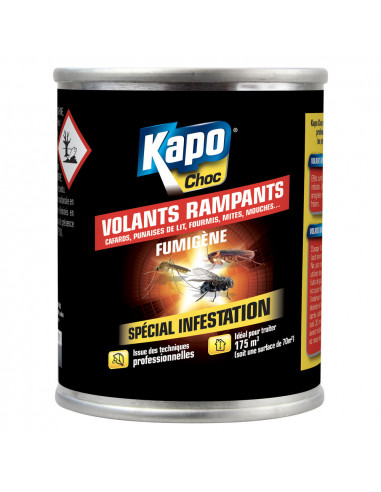 Fumigène KPRO Double Action Éradication radicale des insectes rampants et volants. - KPRO