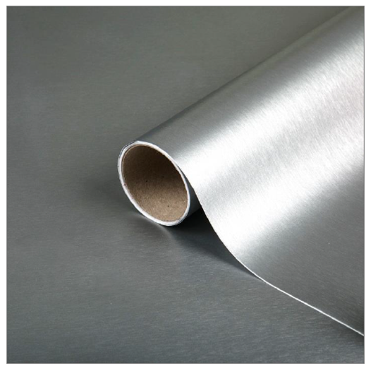 Adhésif Décoratif Métal Platino Argent 67.5cmx2m - DC-FIX