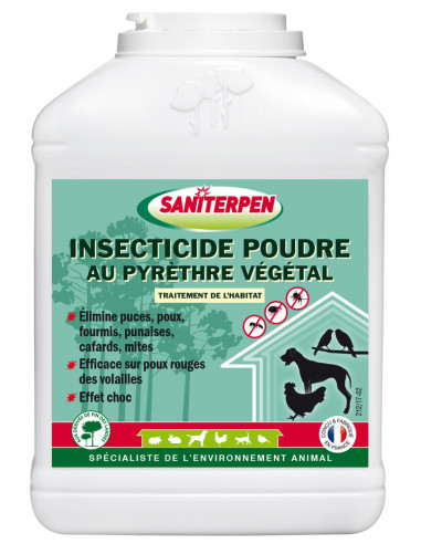 Saniterpen Insect Poudre Pyrèthre Végétal Insecticide Naturel Pyrèthre Végétal - Saniterpen