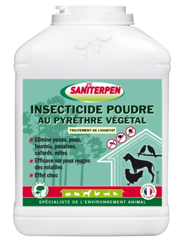 Saniterpen insecticide environnement animal poudre 250g