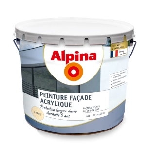 Peinture Façade Acrylique 5ans 10 litres Ton Pierre - ALPINA