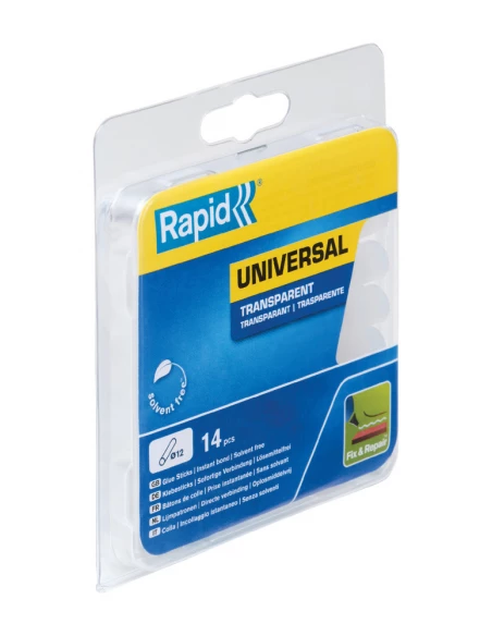 Colle Transp 94mmx14sticks Diam 12 - RAPID