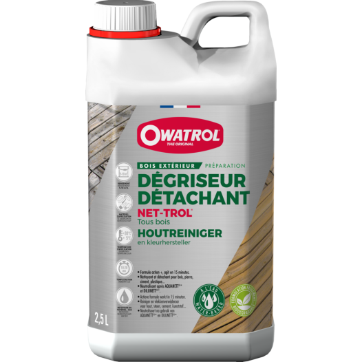 Dégriseur Bois Extérieurs Owatrol Net-Trol 2,5 L | Terrasses, Bardages & Meubles