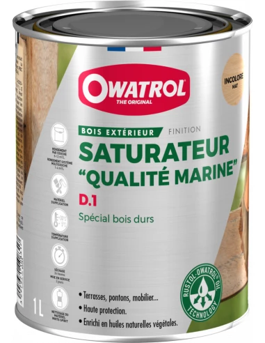 Saturateur Bois tropicaux 1 litre - OWATROL