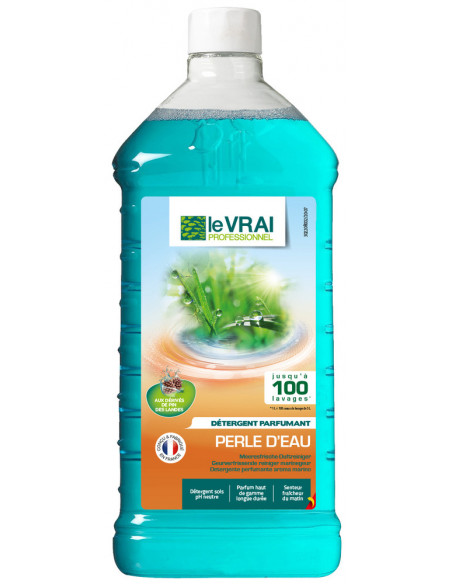 Le Vrai Detergent Surodorant Desinfactant Perle D'eau 1 litre - LE VRAI