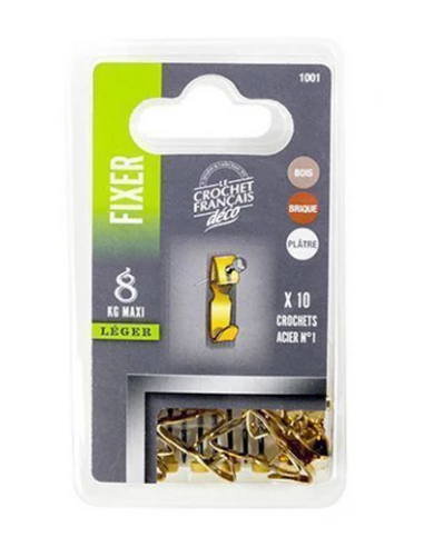 Crochet Laiton X10 N°1 - CROCHET X