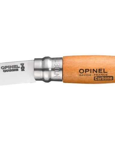 Couteau Opinel Blister N°8 Carbone - OPINEL