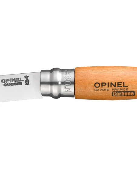 Couteau Opinel Blister N°8 Carbone - OPINEL