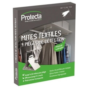 Mites Textiles 4 Pièges de Détection en Boite - PROTECTA