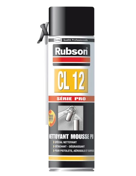 Cl12 Nettoyant Mousse Polyuréthane 500ml - RUBSON