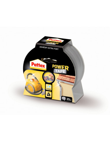 Adhesif Power 5x25m Gris Goulotte - PATTEX