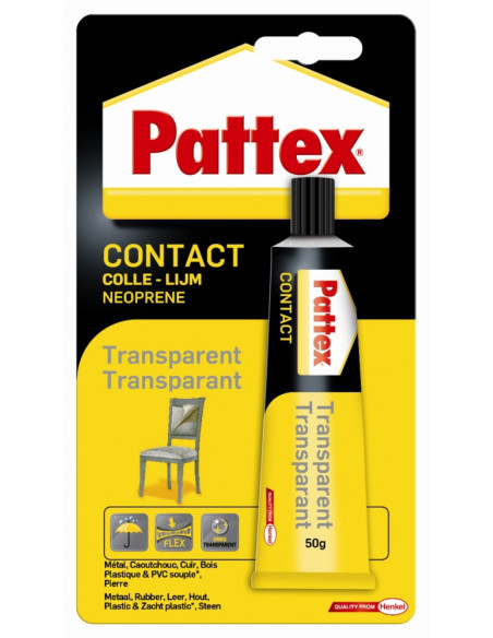 Pattex Contact Transparent Blis.50g - PATTEX