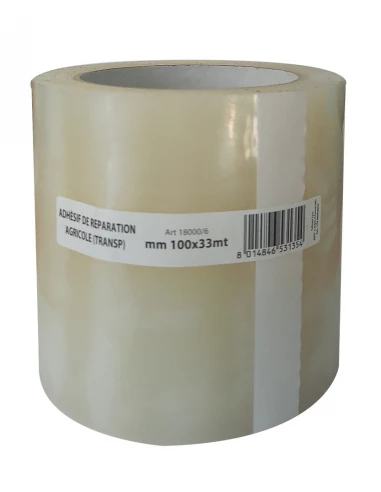 Adhésif de réparation baches et serres - 100mm x 33 m - transparent